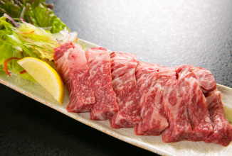 Salt-grilled Japanese beef