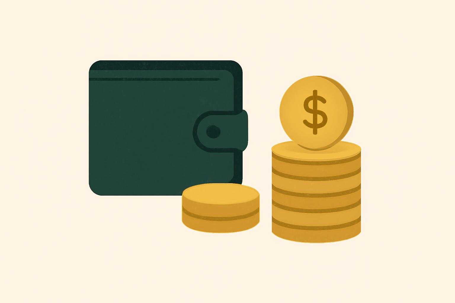 料金表示と予算の違いを示す、家計管理のコンセプト画像